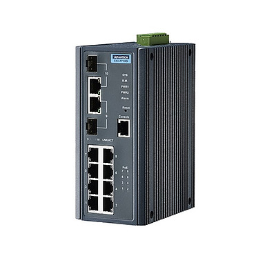 Ethernet Switch - 8 x PoE & 2 x SFP