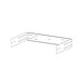 U-Bracket for Subwoofer for EVID-S10.1 Subwoofer - White