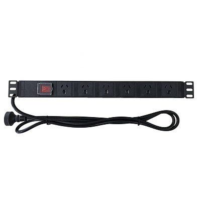 Horizontal Rack Mount PDU - 6 Way