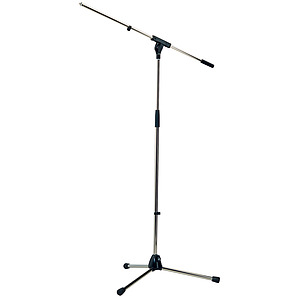 K&M MICROPHONE STAND - SILVER