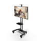 Mobile TV Mount with Adjustable Shelf