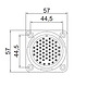 54 Pin Female Panel Mount Connector