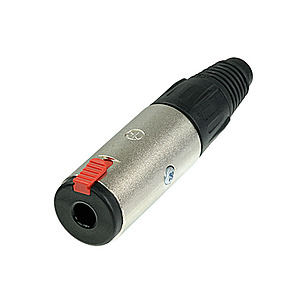 NEUTRIK 3 POLE 1/4" FEMALE JACK CABLE CONNECTOR