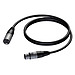 1m Female XLR-Male XLR Balanced Mic Cable