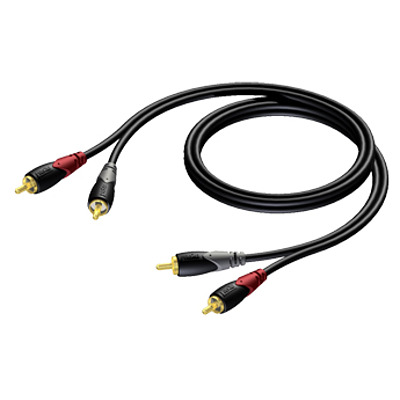 1.5m Dual RCA - Dual RCA Cable