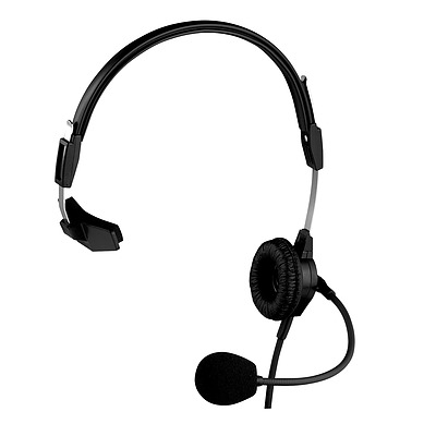 Single-Sided Headset with Dynamic Boom Mic