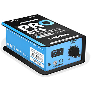 UNIKA PRO SERIES BLUETOOTH DIRECT BOX WITH ISOLATION TRANSFORMER