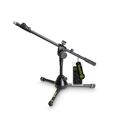 Short Heavy Duty Microphone Stand with Folding Tripod Base