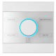 AUDAC UNIVERSAL IP WALL PANEL CONTROLLER 4 x CAPACITIVE TOUCH BUTTONS PROGRAMMABLE PUSH ROTARY ENCODER WITH RGB LED RING