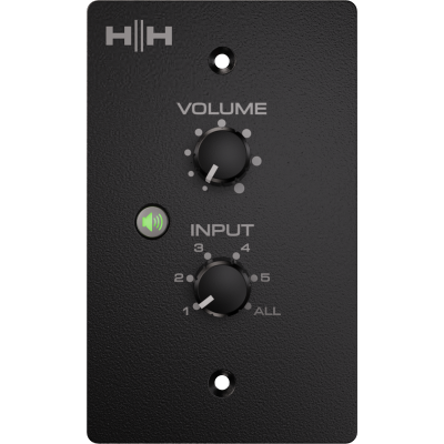 VOLUME WALL CONTROLLER WITH SOURCE SELECT