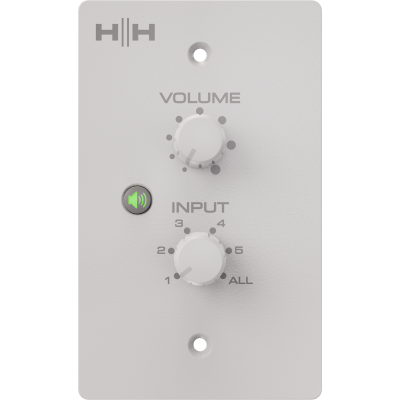 VOLUME WALL CONTROLLER WITH SOURCE SELECT