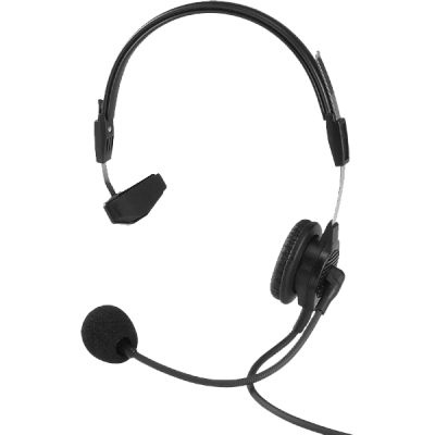 TELEX SINGLE SIDED LIGHTWEIGHT HEADSET – 5 PIN MALE XLR