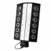 LINK 12 CHANNEL STAGE BOX LINK LKA 37 MALE PANEL MULTIPIN CONNECTOR WIRED TO 12x NEUTRIK FEMALE PANEL XLR CONN