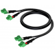 AUDIO PRO 0.5M DUAL TERMINAL BLOCK - DUAL TERMINAL BLOCK CABLE 1.5 METRE