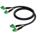 AUDIO PRO 0.5M DUAL TERMINAL BLOCK - DUAL TERMINAL BLOCK CABLE 1.5 METRE