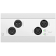 AUDAC NETWORKED AUDIO INPUT & OUTPUT PANEL WITH BLUETOOTH RECEIVER - WHITE